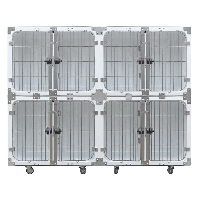 獣医用防水グラスファイバーモジュラー犬用ケージ